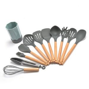 11 Pcs/Set Silicone Kitchen Cooking Utensils Tool
