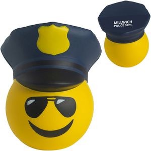PU Police Officer Emoji Hat Stress Reliever