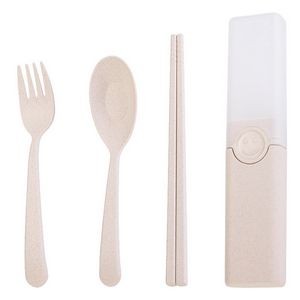 Eco-friendly Lightweight Wheat Straw Cutlery Set