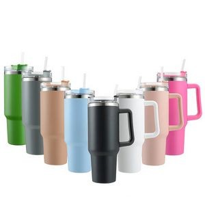 Multi-color Tumbler With Handle 40OZ
