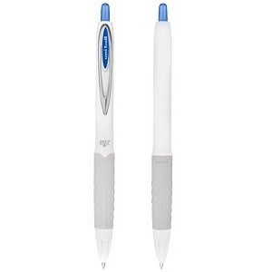 Uniball 207 White with Blue Ink Retractable Gel Pen