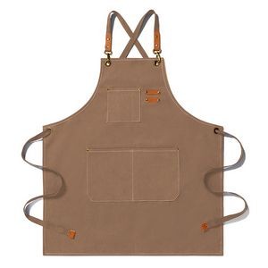Kitch Style Washed Canvas Apron - Screen Print