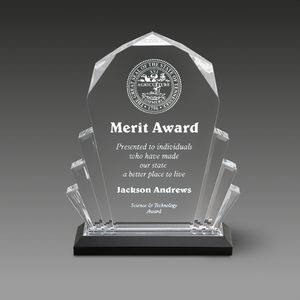 Faceted Impress Award™ (6"x8"x2½")