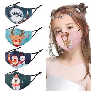 2-layer Christmas Face Mask For Kids