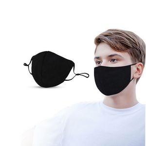 Washable 3 Ply Cotton Face Mask with Adjustable Ear Loop