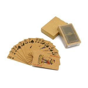 Kraft Paper Poker Playing Card