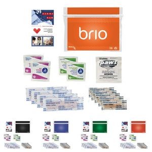 Personal First Aid Safety and Wellness Kit