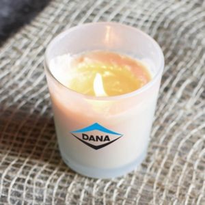 Vanilla-Scented Soy Wax Candle in Glass Jar - Small