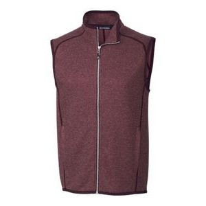 Cutter & Buck Mainsail Sweater-Knit Mens Full Zip Vest