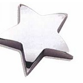 Constellation Chrome-Plated Metal Star Paperweight