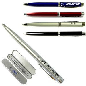 3-In-1 Ballpoint Pen with Laser Pointer & LED Flashlight