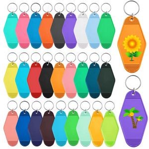 Full Color Plastic Hotel Keychain